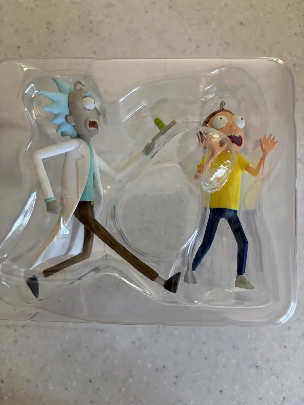 Hallmark Rick and Morty Ornament Pair - 2022. Just don’t think about it, Morty!